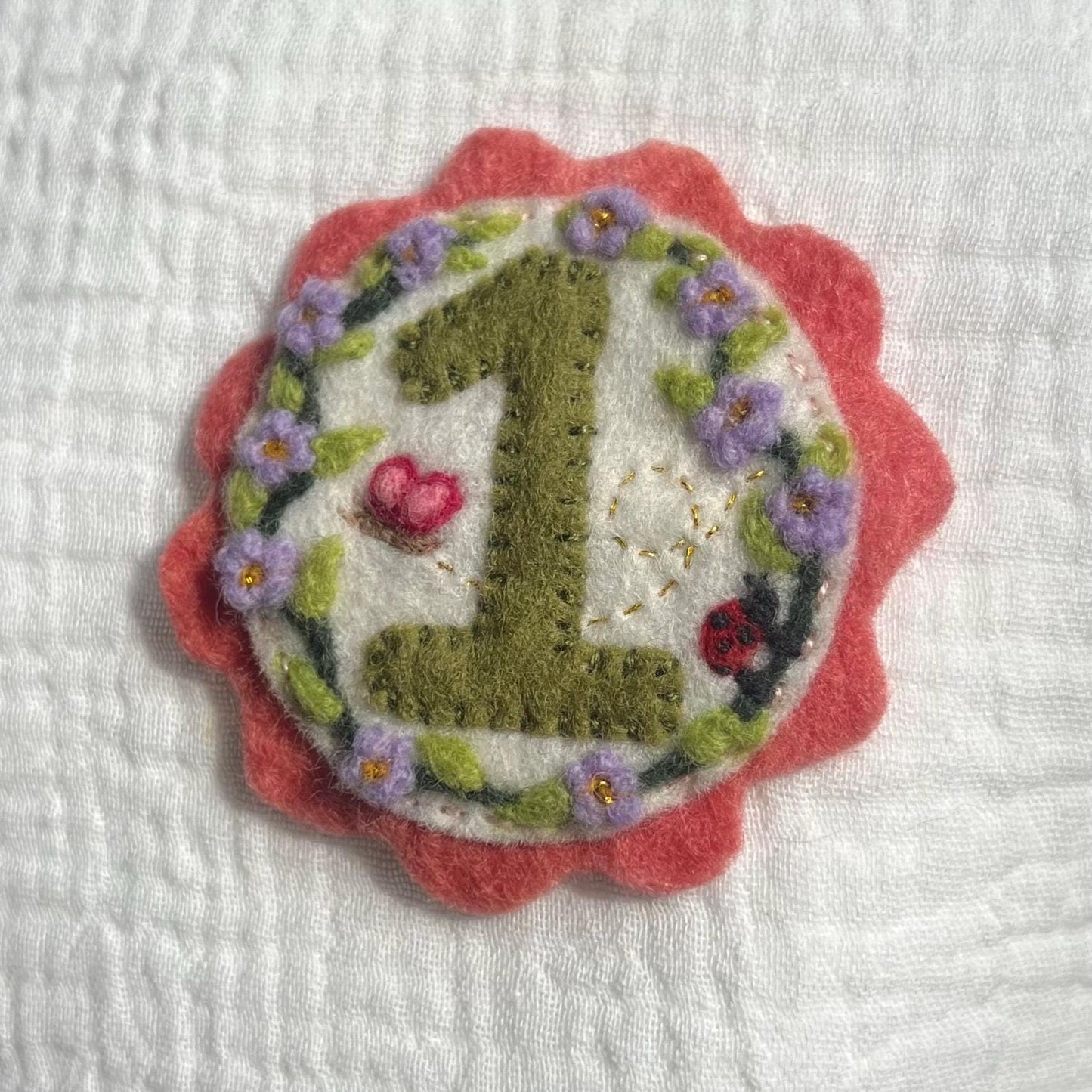 Custom Felt Birthday Badge