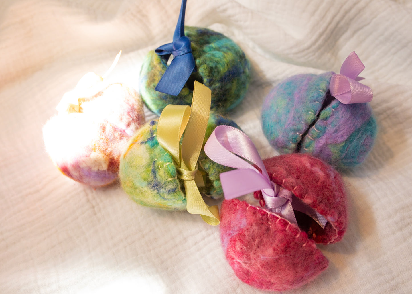 Wet Felted Eggs