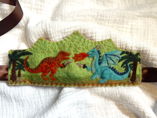 Dragon and Dinosaur Crown