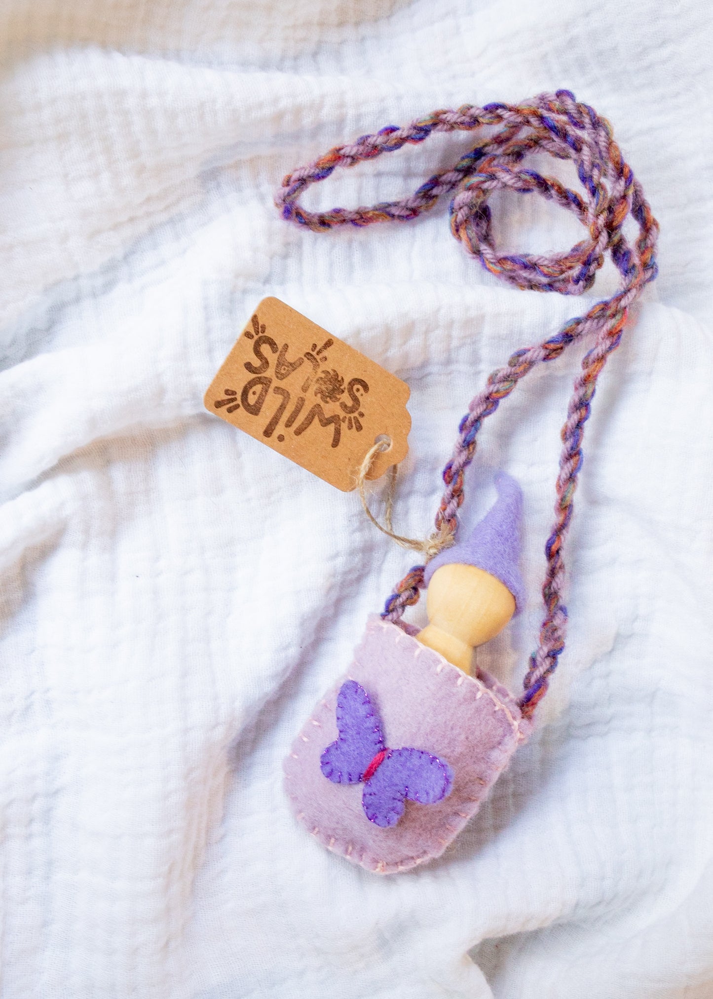 Gnome Necklace - Butterfly