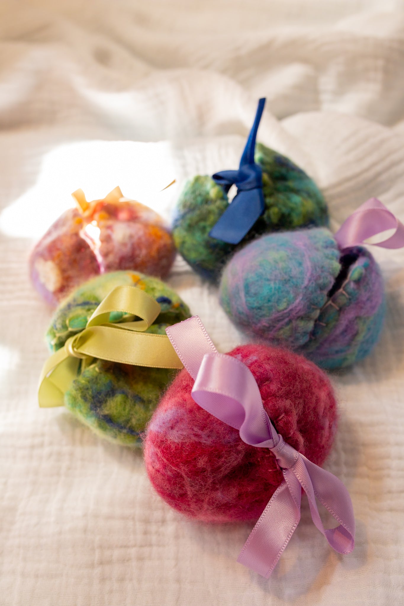 Wet Felted Eggs