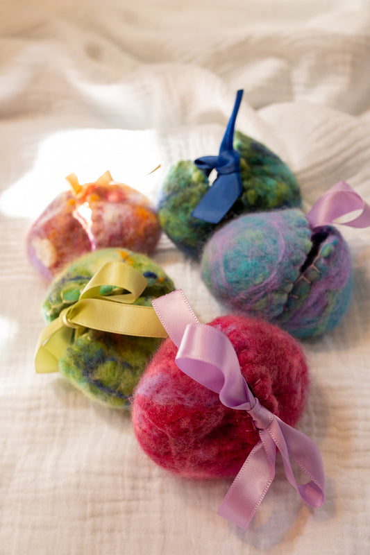 Wet Felted Eggs