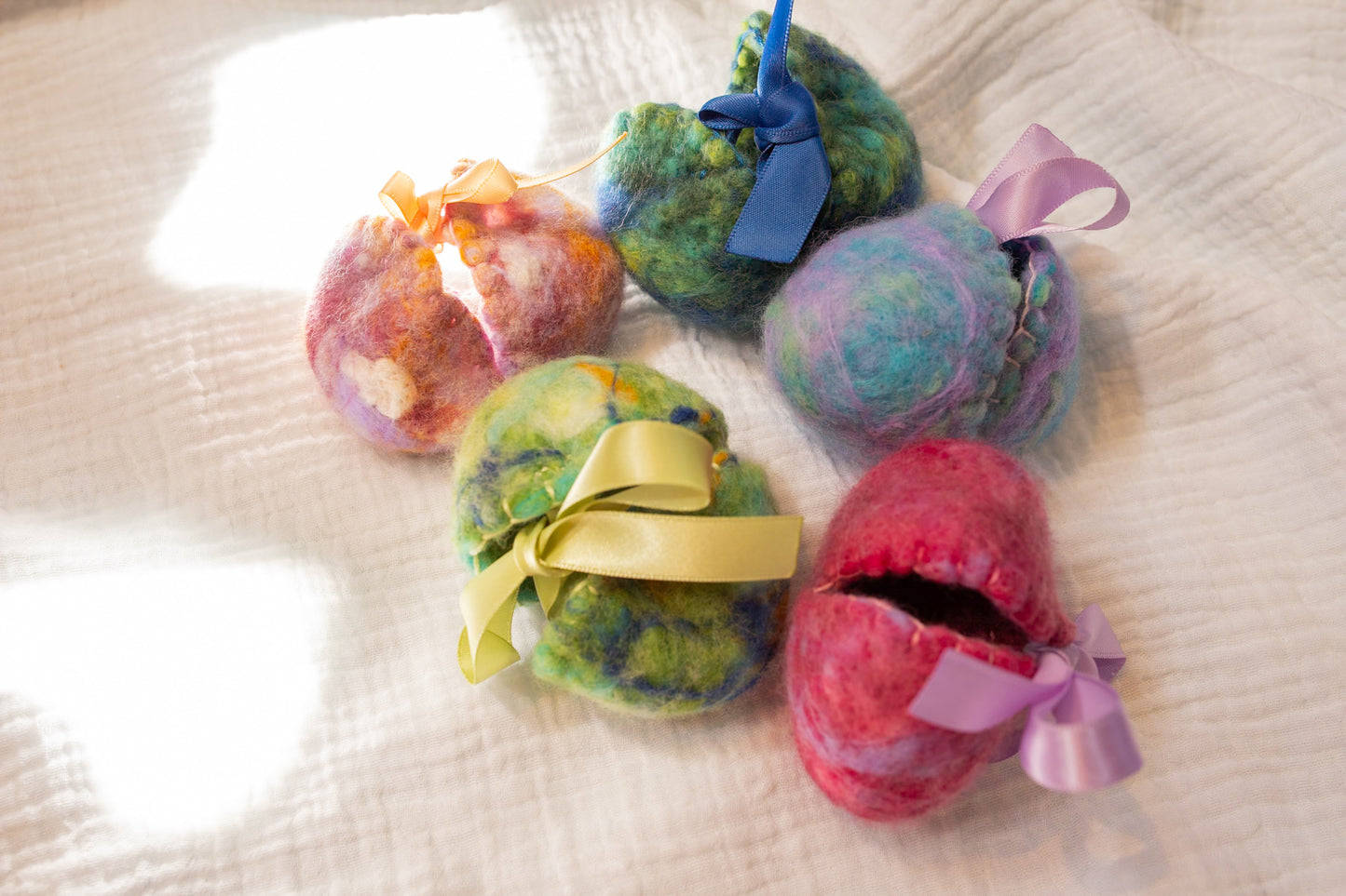 Wet Felted Eggs