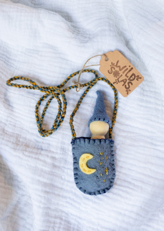 Gnome Necklace - Night Sky