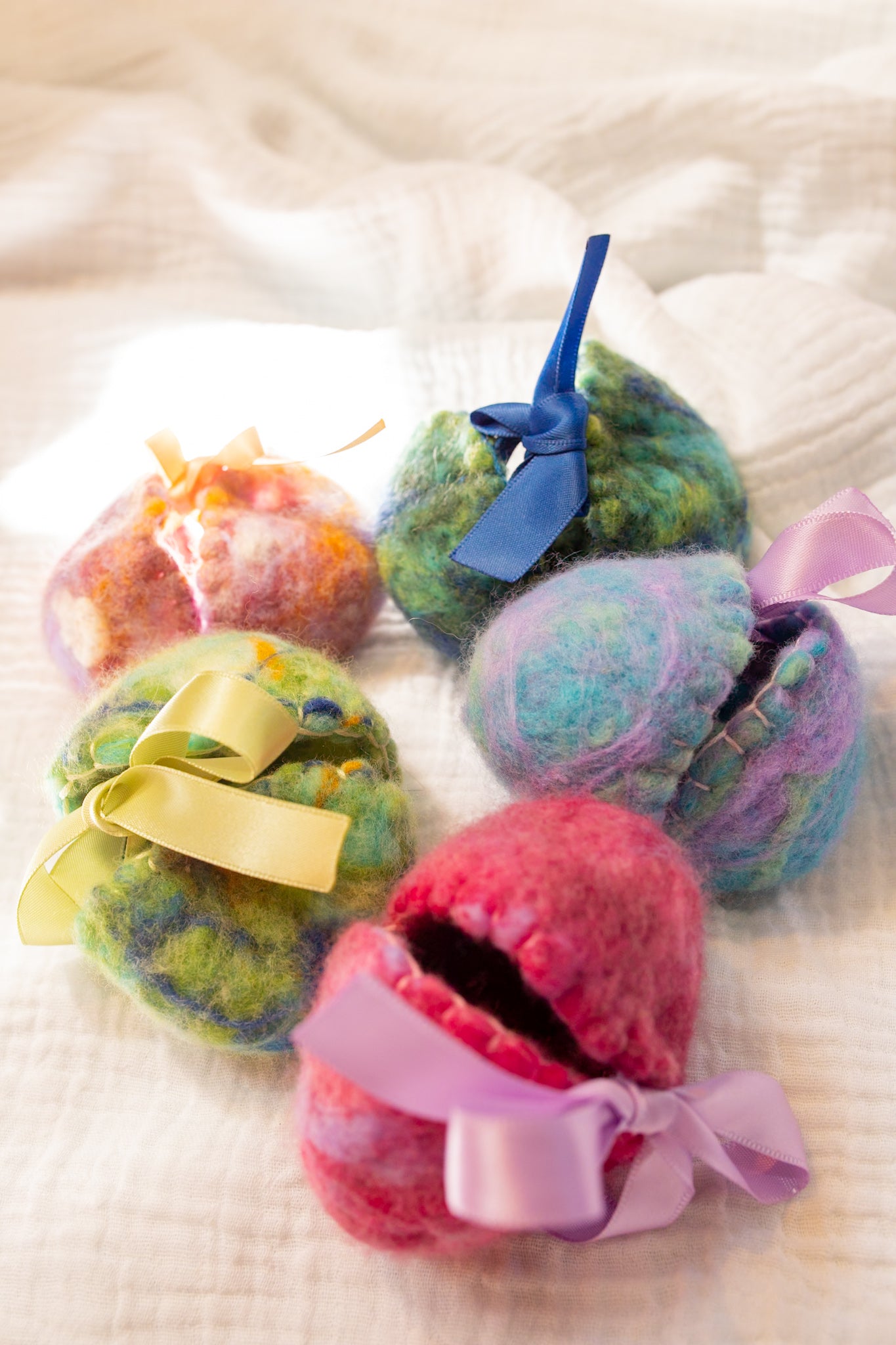 Wet Felted Eggs