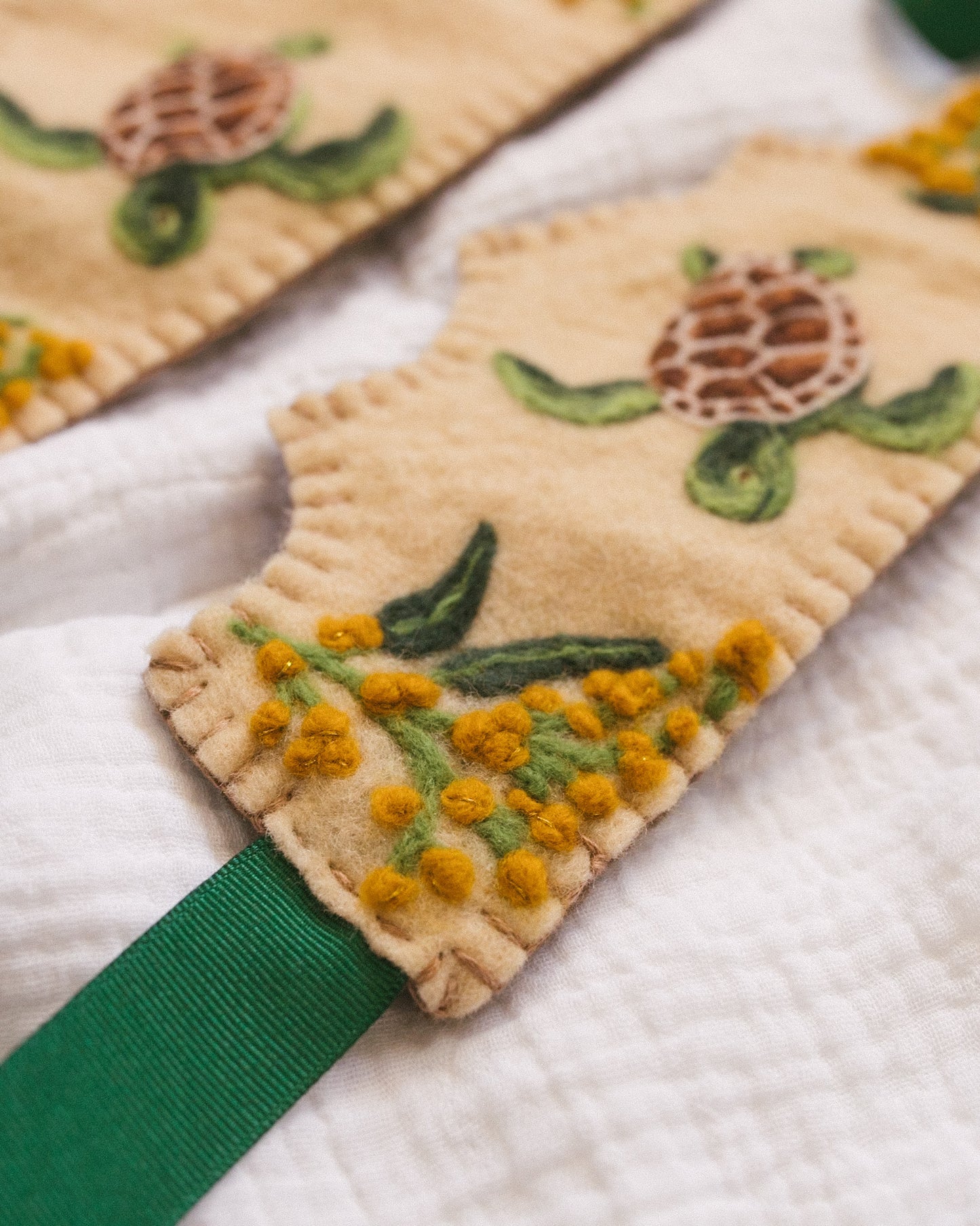 Turtle and Acacia Felt Crown