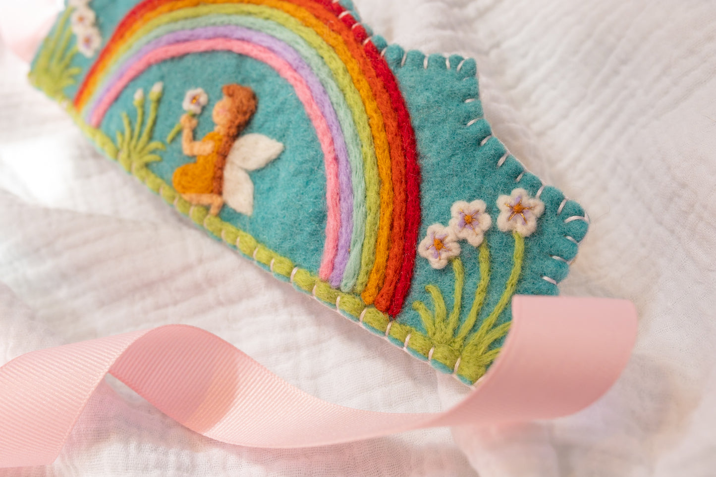 Rainbow Flower Fairy Crown