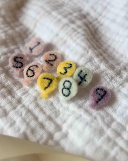 Felt Numbers - Balloons