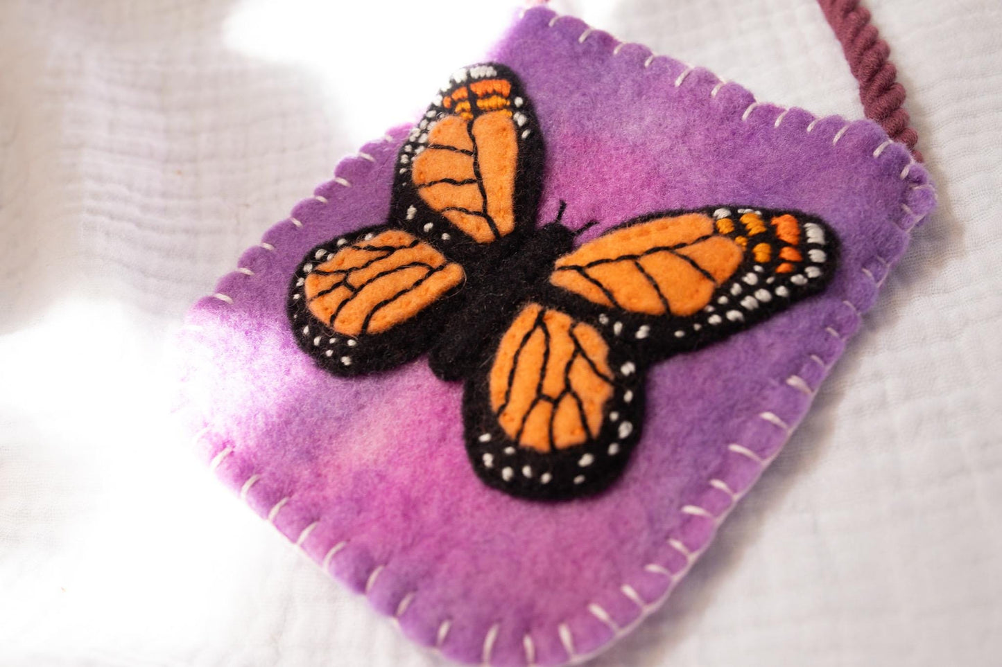 Monarch Butterfly Treasure Bag