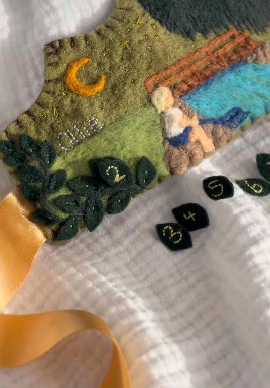 Felt Numbers - Leaves