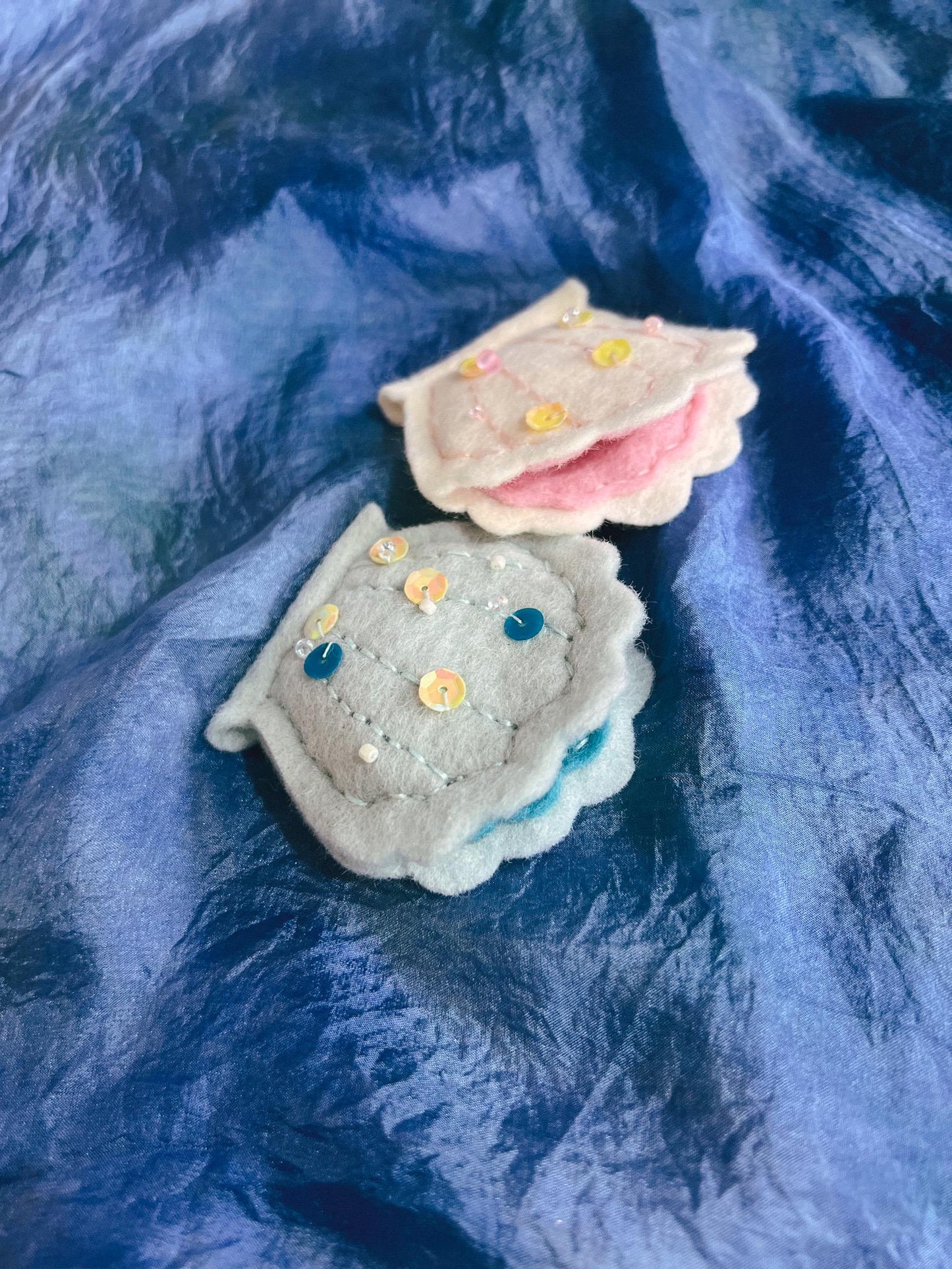 Seashell Felt Tooth Fairy Pouch